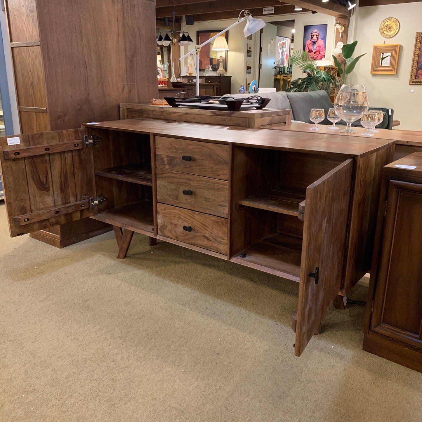 Walnut MC Sideboard