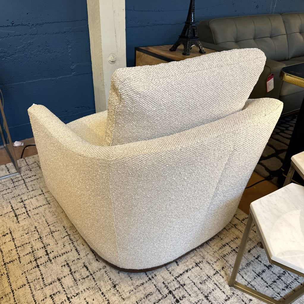 Linen Swivel Chair