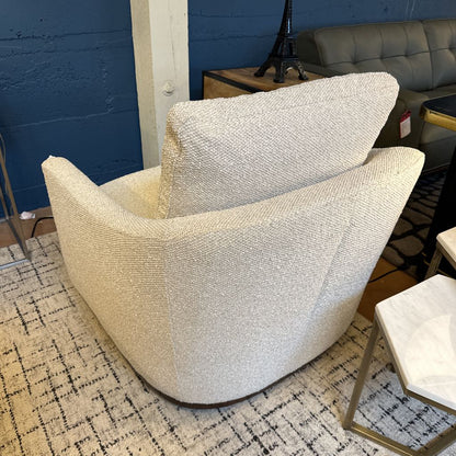 Linen Swivel Chair