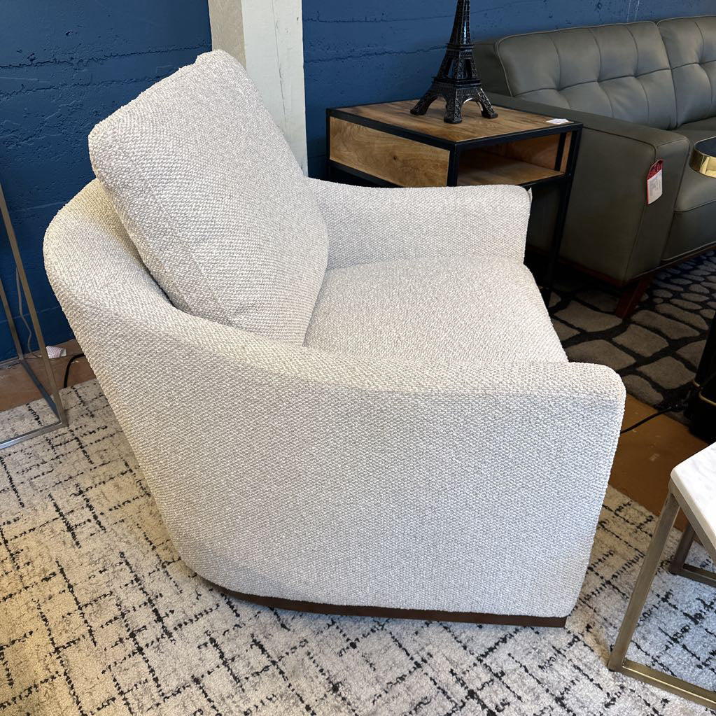 Linen Swivel Chair