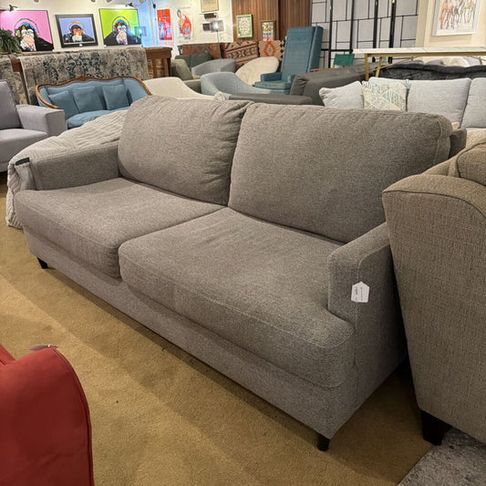 Grey Tweed Two Cushion Sofa