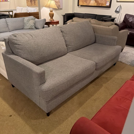 Grey Tweed Two Cushion Sofa