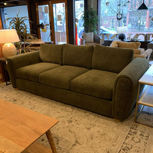 Bun Foot Olive Sofa