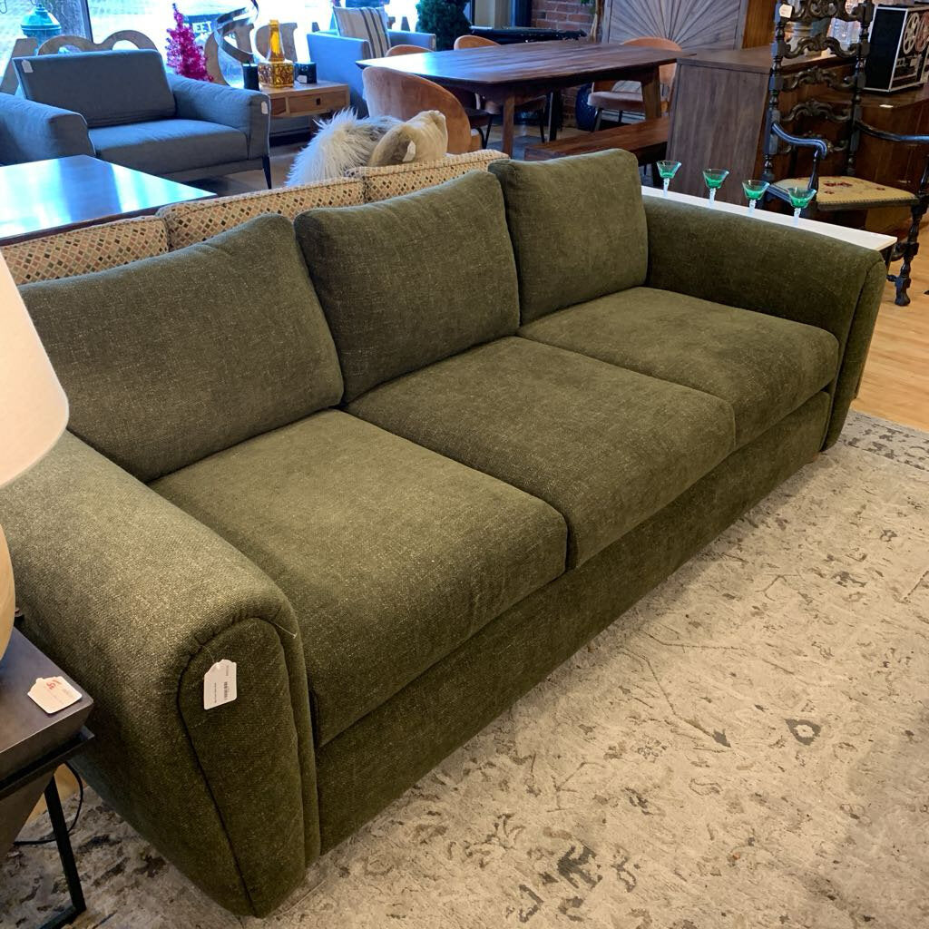 Bun Foot Olive Sofa
