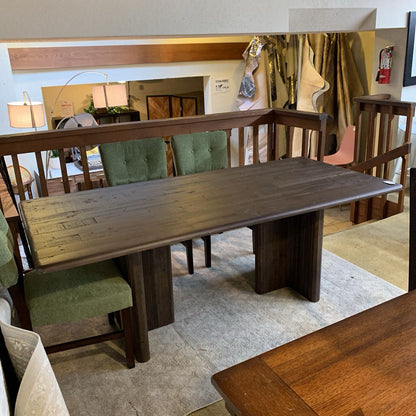 Burnt Oak Dining Table