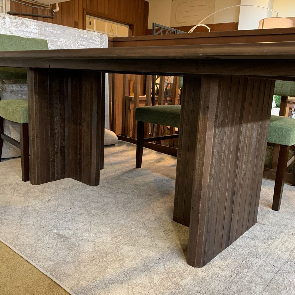 Burnt Oak Dining Table