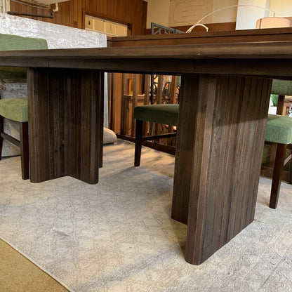 Burnt Oak Dining Table