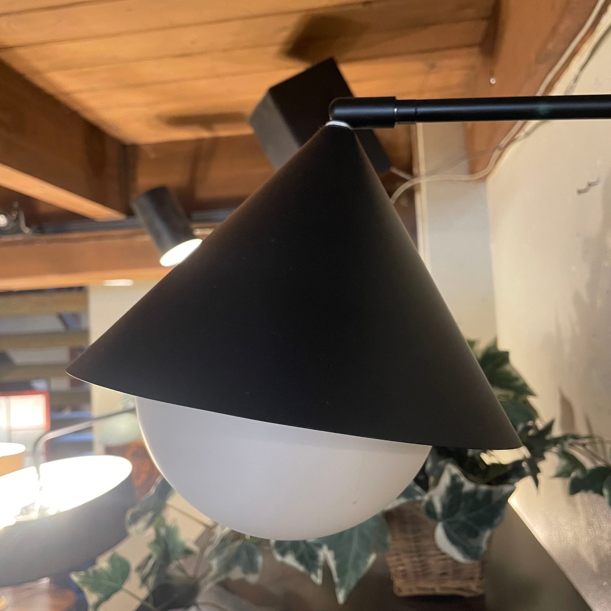 Black Cone Sconce LAMPS