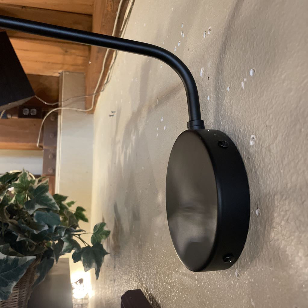 Black Cone Sconce LAMPS