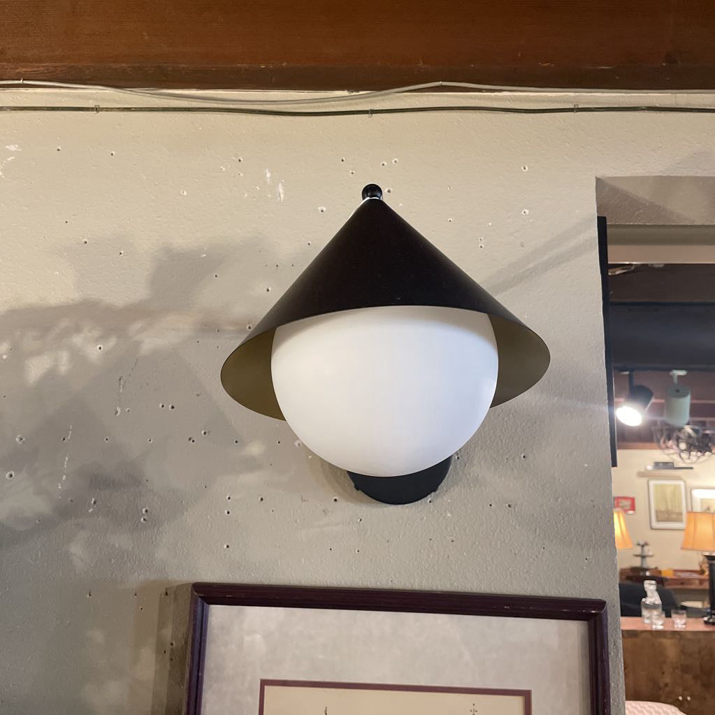 Black Cone Sconce LAMPS
