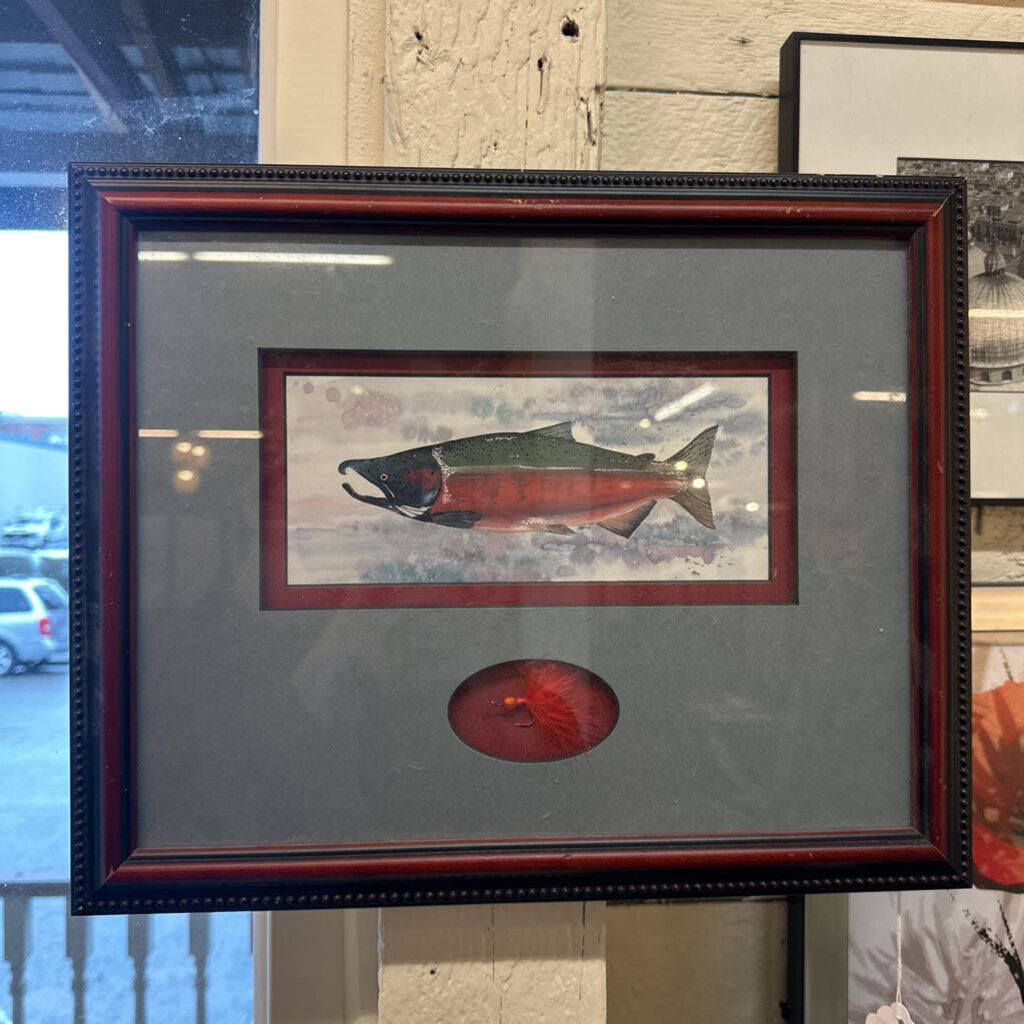 Sockeye Salmon w/ Lure Artwork