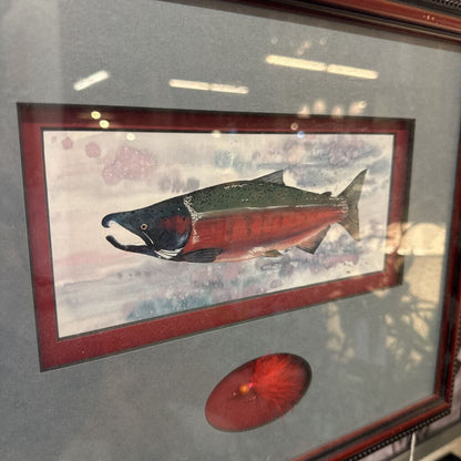 Sockeye Salmon w/ Lure Artwork