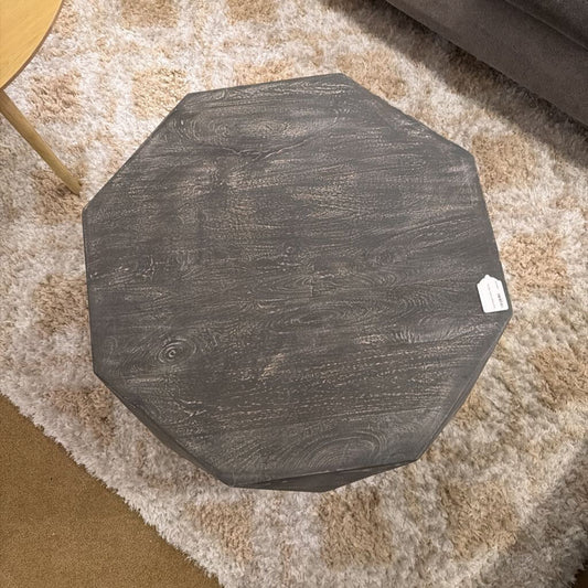 Grey Octagon Coffee Table
