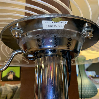 LED Swirl Top Coffee Table(table base does adjust, but with difficulty)