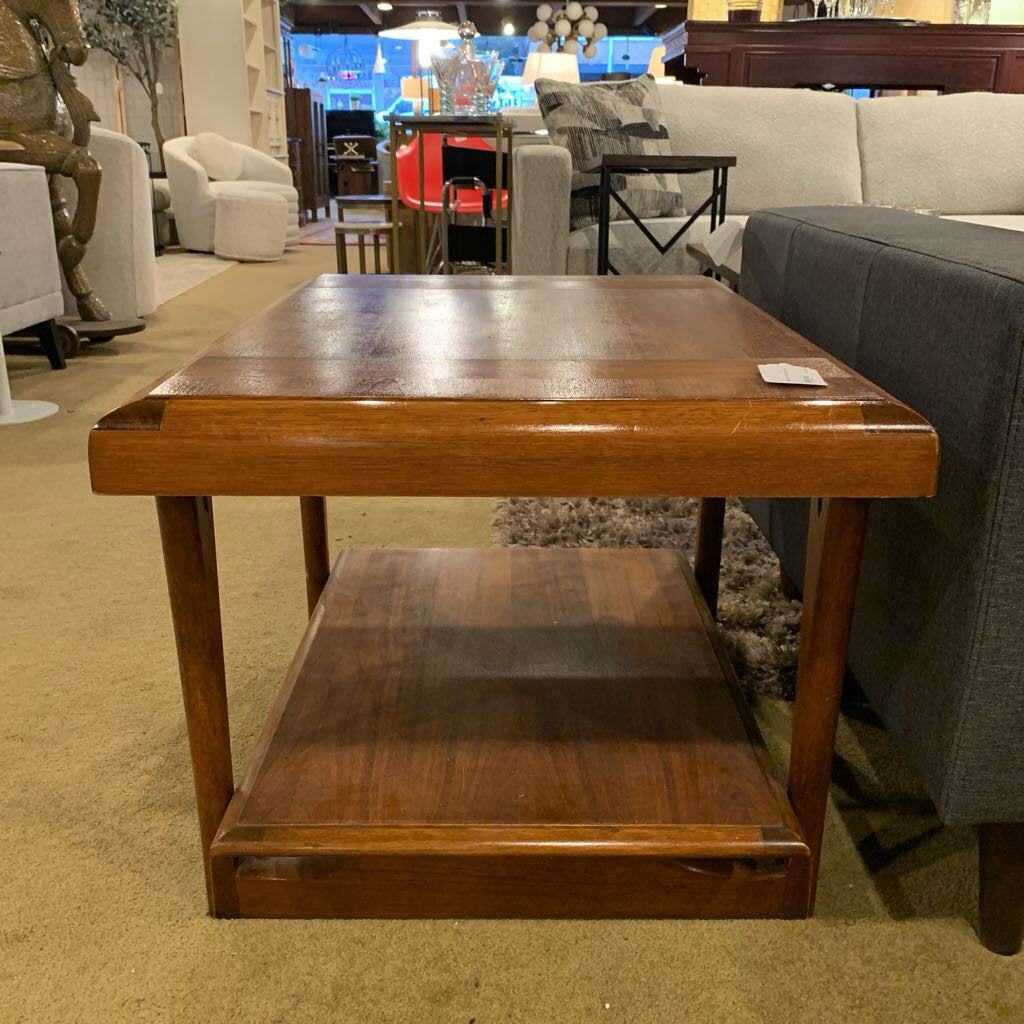 MCM 2 Tier Lane End Table