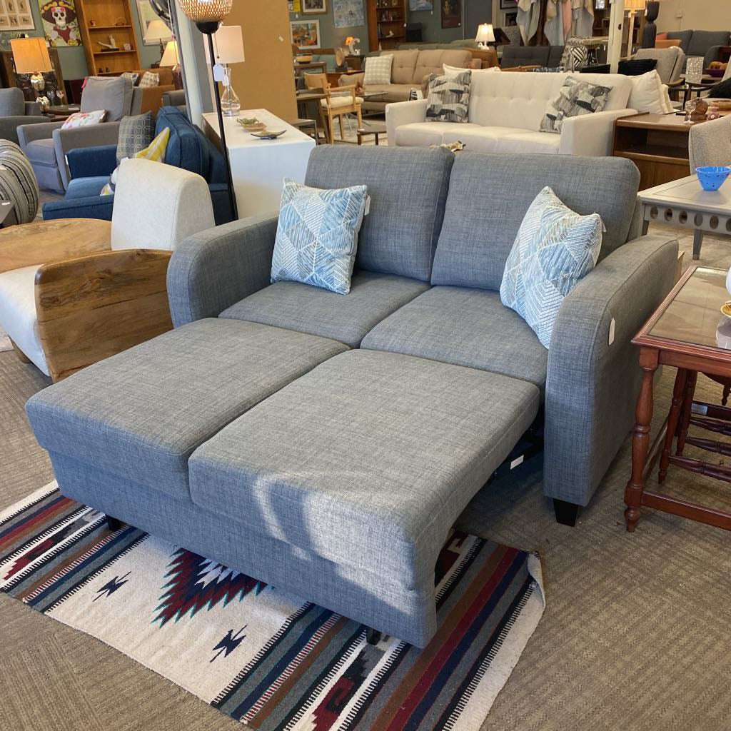 Gray Loveseat Pop Up Sleeper U SLEEPERS
