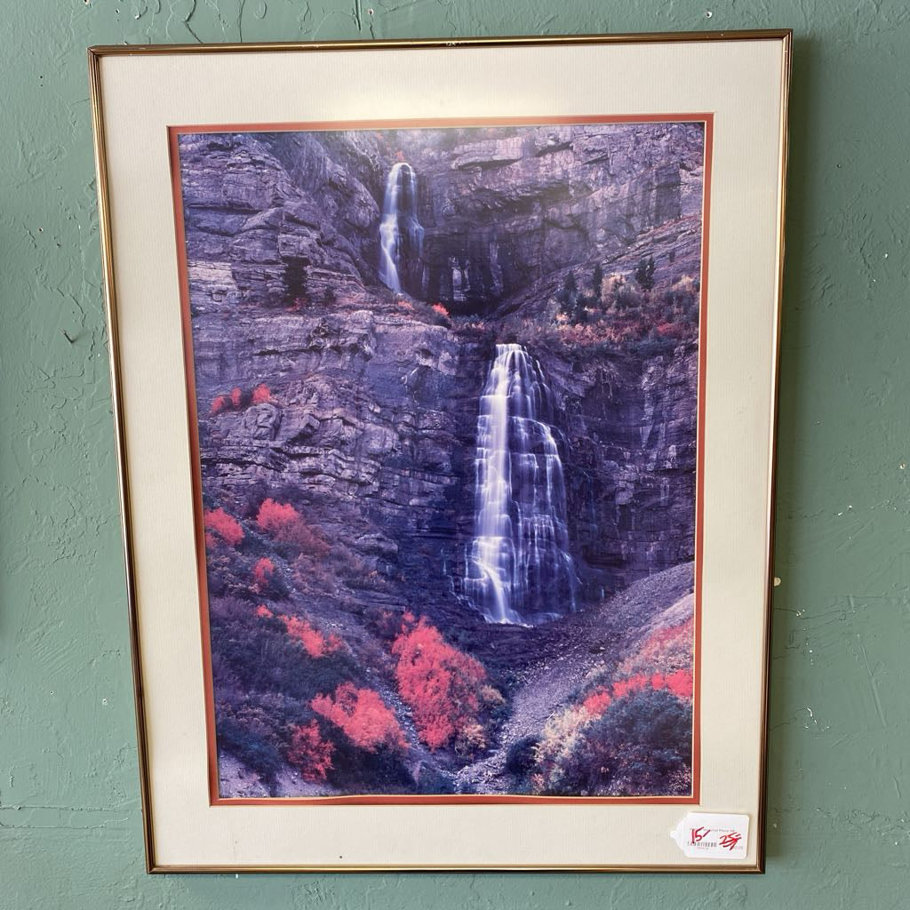 Vintage Waterfall Photo ART