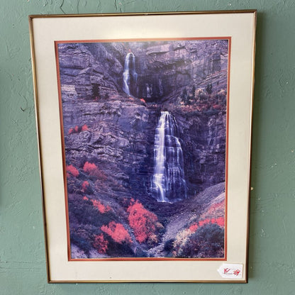 Vintage Waterfall Photo ART