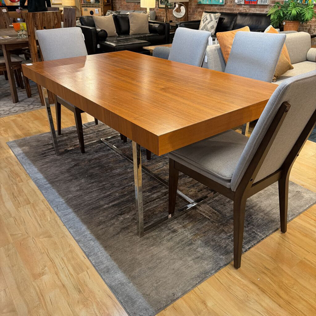 Calligaris Teak Expanding Dining Table