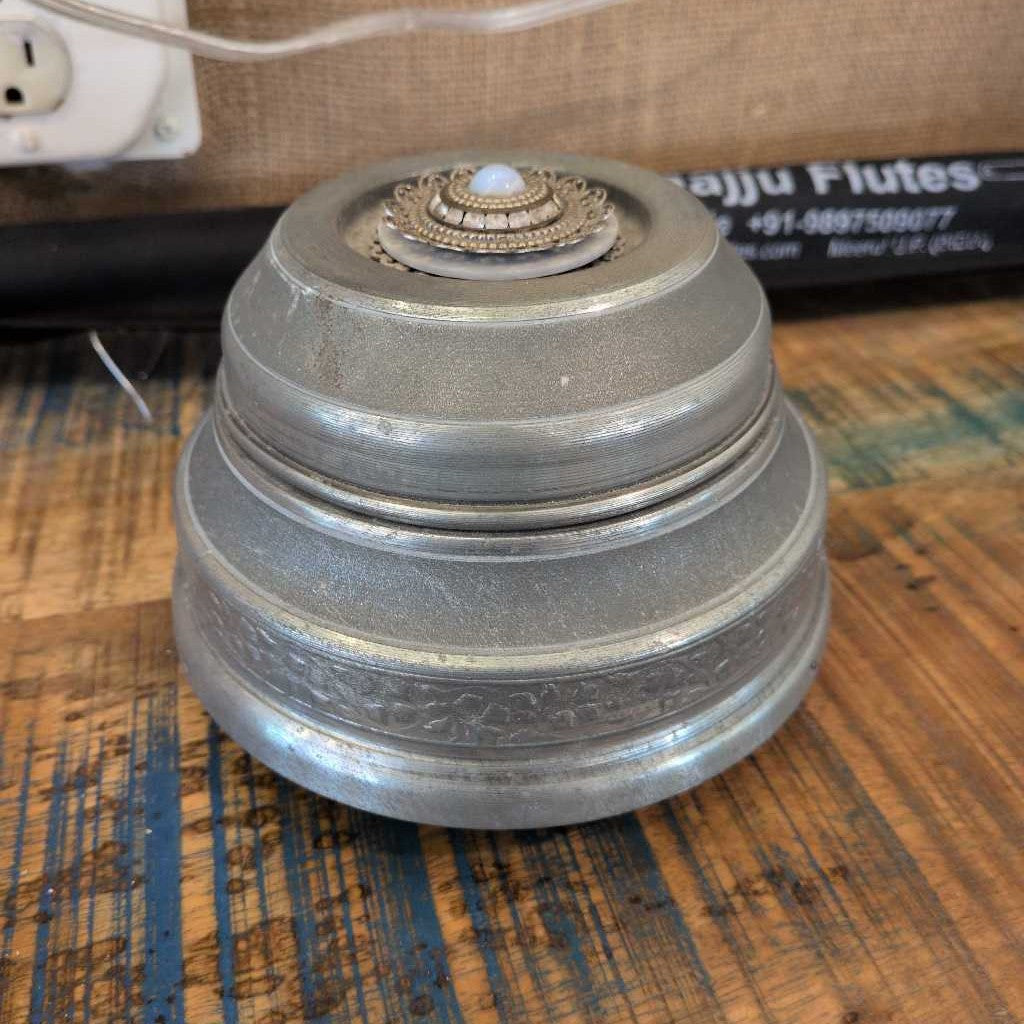 Round Ornate Storage Music Box SMALLS