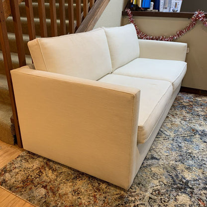 West Elm Cream Fabric Harris Sofa