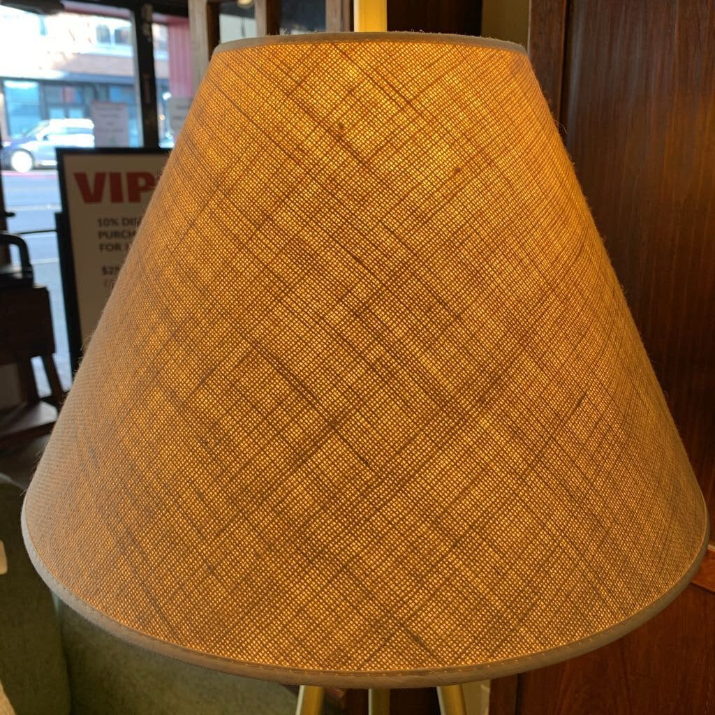 Matte Gold Base Tripod Floor Lamp