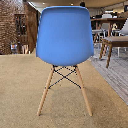 Pale Blue Molded Mod Chair