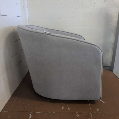 Grey Swivel Chair U ACCENT CHAIRS