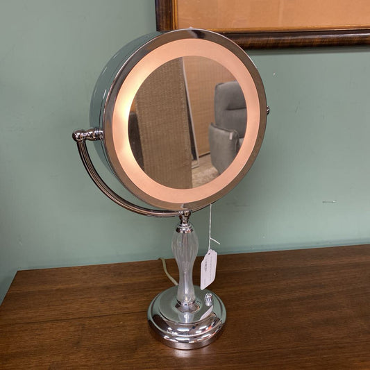 Chrome Lighted Vanity Mirror