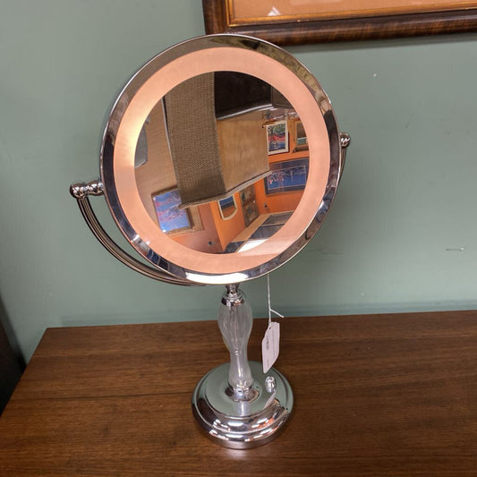 Chrome Lighted Vanity Mirror