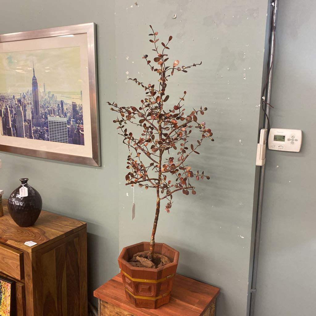 Vintage Copper Tree UNIQUE FINDS