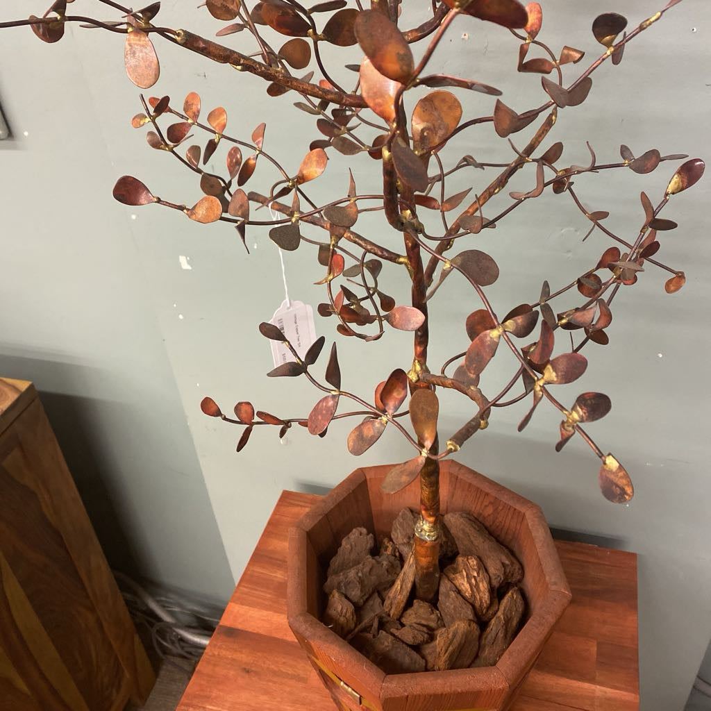 Vintage Copper Tree UNIQUE FINDS