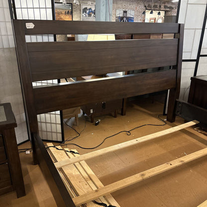 acacia king bed