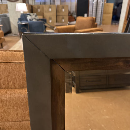 Metal Framed Industrial Acacia Mirror C MIRRORS