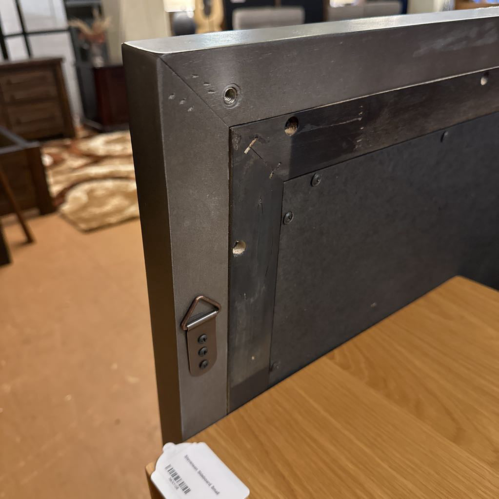 Metal Framed Industrial Acacia Mirror C MIRRORS
