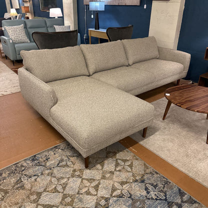 Mod Olive Moss LAF Chaise Sectional