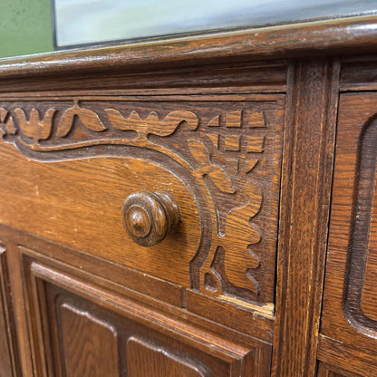 Carved Oak Thomasville Buffet