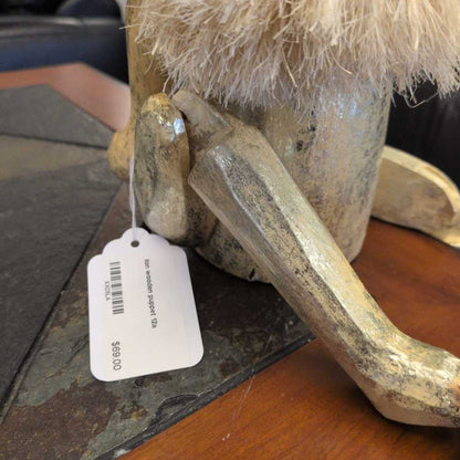 Lion Wooden Puppet UNIQUE FINDS