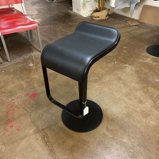 Black Adjustable Height Stool