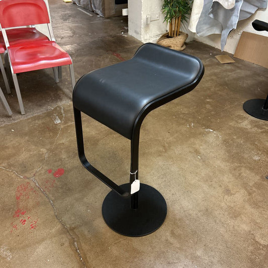 Black Adjustable Height Stool
