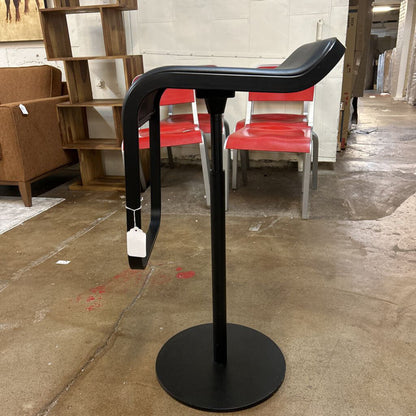 Black Adjustable Height Stool