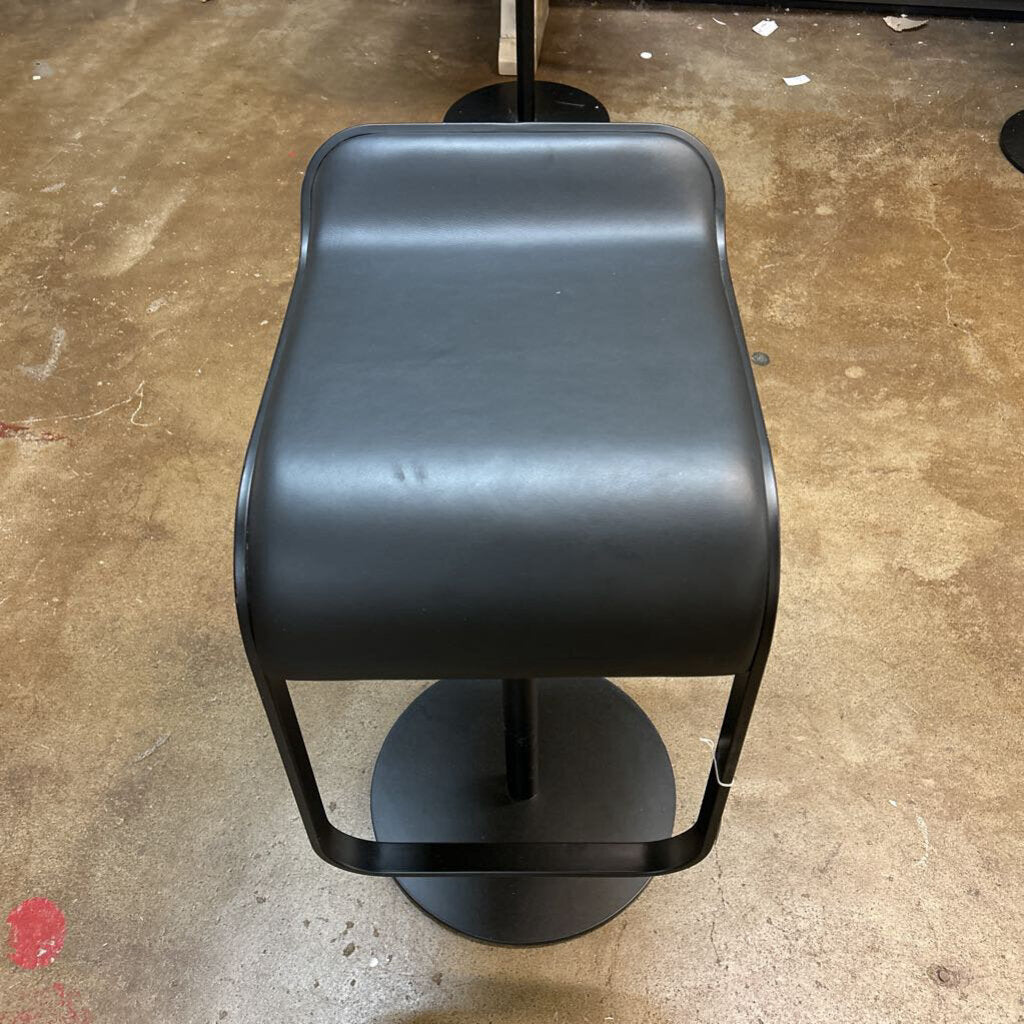 Black Adjustable Height Stool