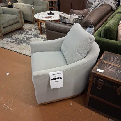 Puelo Dove Grey Swivel Chair U ACCENT CHAIRS