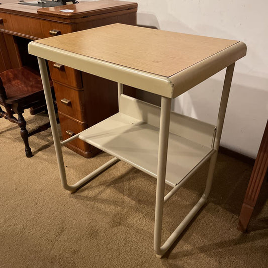 Office Products Brand Utility Table with Faux Wood Top C SIDE TABLES