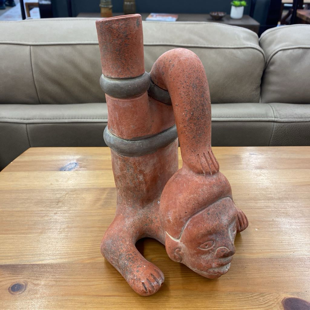 Tribal Terracotta Figure Jug