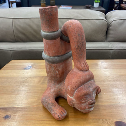 Tribal Terracotta Figure Jug