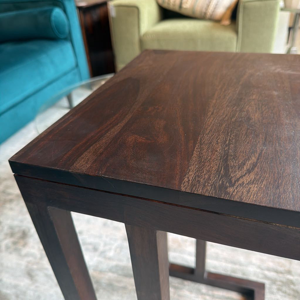 Walnut Wallace C Table C SIDE TABLES