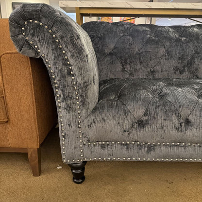 Soft Button Tufted Loveseat
