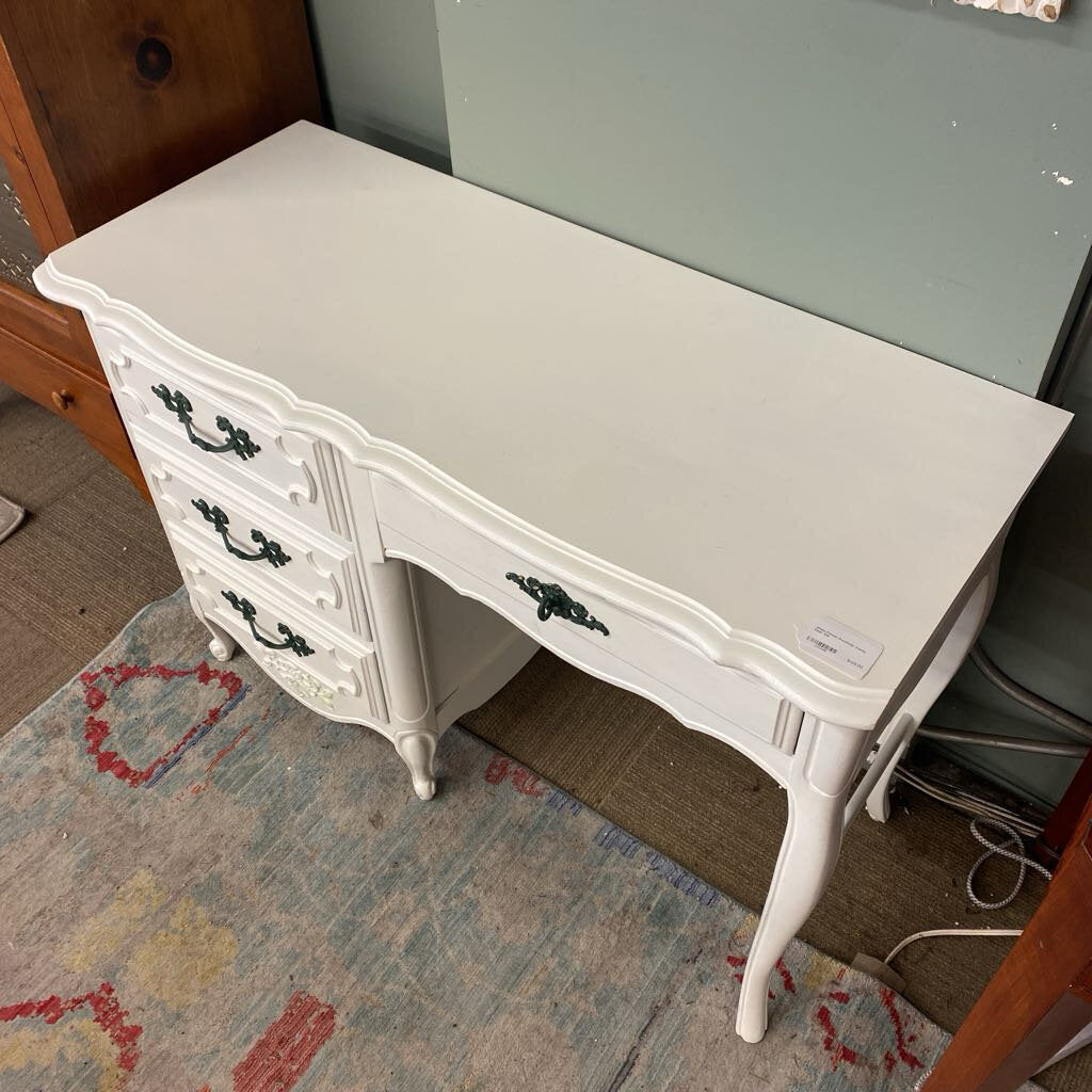 White French Provincial Vanity Desk