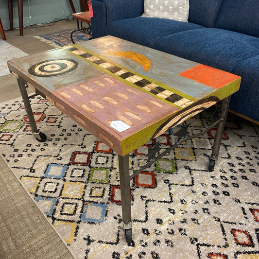  whimsical rolling coffee table 